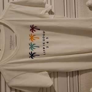 NWOT LIFE IS GOOD CRUSHER TEE